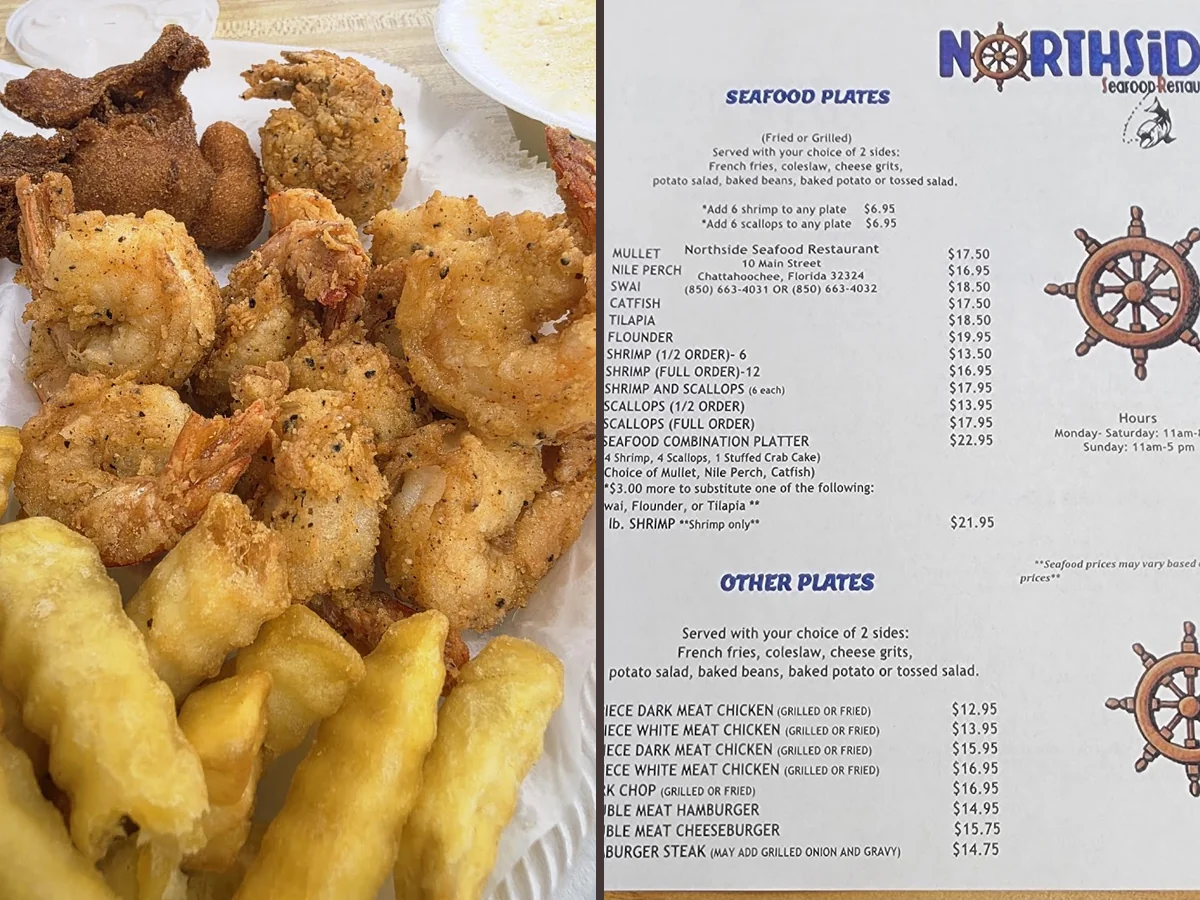 Catfish and hush puppies served for lunch.