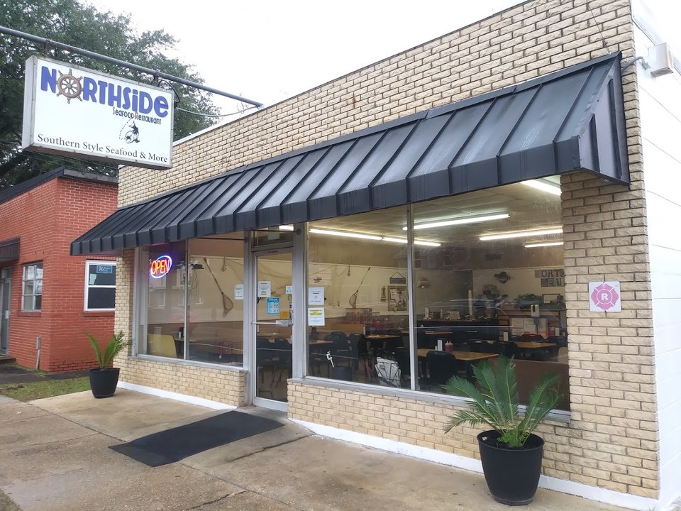 Northside Seafood storefront on Main Street.